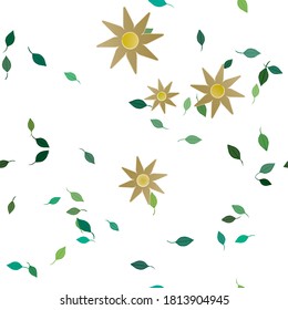 Floral abstract background texture. Seamless flowers pattern.