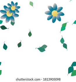 Floral abstract background texture. Seamless flowers pattern.