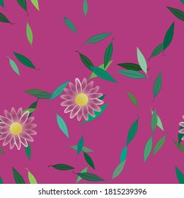 Textura de fondo floral abstracta. Patrón de flores sin foco.