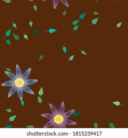 Floral abstract background texture. Seamless flowers pattern.