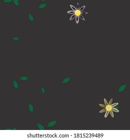 Floral abstract background texture. Seamless flowers pattern.