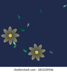 Floral abstract background texture. Seamless flowers pattern.