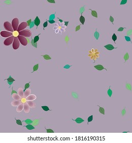 Textura de fondo floral abstracta. Patrón de flores sin foco.