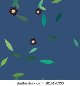 Floral abstract background texture. Seamless flowers pattern.