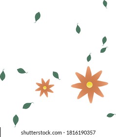 Floral abstract background texture. Seamless flowers pattern.