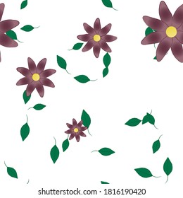 Textura de fondo floral abstracta. Patrón de flores sin foco.