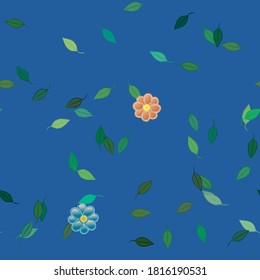 Floral abstract background texture. Seamless flowers pattern.