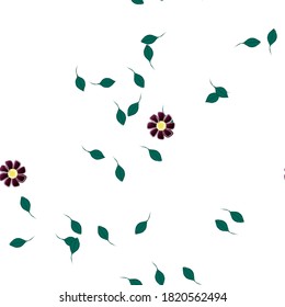 Textura de fondo floral abstracta. Patrón de flores sin foco.
