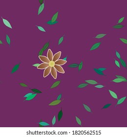 Floral abstract background texture. Seamless flowers pattern.