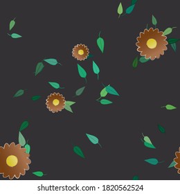 Textura de fondo floral abstracta. Patrón de flores sin foco.