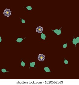Floral abstract background texture. Seamless flowers pattern.