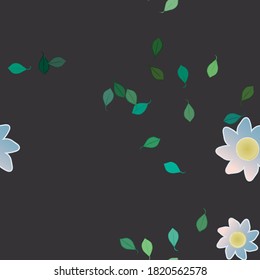 Floral abstract background texture. Seamless flowers pattern.