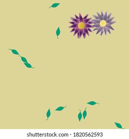 Floral abstract background texture. Seamless flowers pattern.