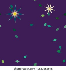 Floral abstract background texture. Seamless flowers pattern.