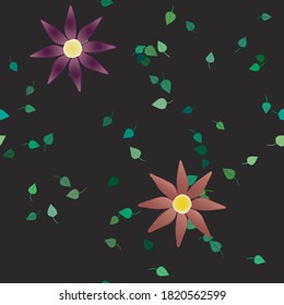 Textura de fondo floral abstracta. Patrón de flores sin foco.