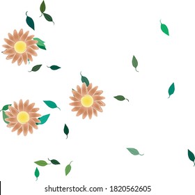 Floral abstract background texture. Seamless flowers pattern.