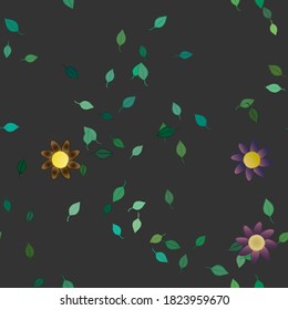 Textura de fondo floral abstracta. Patrón de flores sin foco.