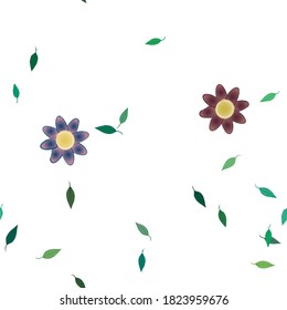 Floral abstract background texture. Seamless flowers pattern.