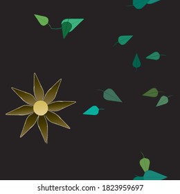 Floral abstract background texture. Seamless flowers pattern.