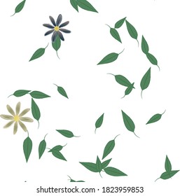Floral abstract background texture. Seamless flowers pattern.