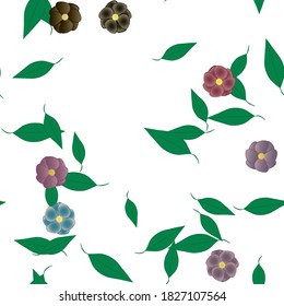 Floral abstract background texture. Seamless flowers pattern.