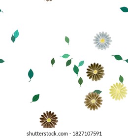 Floral abstract background texture. Seamless flowers pattern.