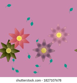 Abstrakte florale Hintergrundtextur. Nahtlose Blumenmuster.