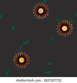 Textura de fondo floral abstracta. Patrón de flores sin foco.