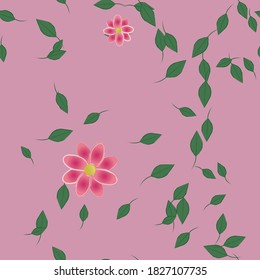 Floral abstract background texture. Seamless flowers pattern.