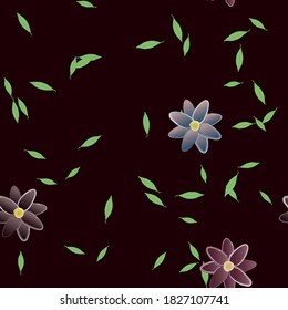 Textura de fondo floral abstracta. Patrón de flores sin foco.
