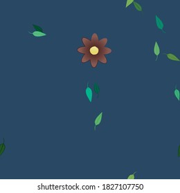 Floral abstract background texture. Seamless flowers pattern.