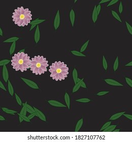 Abstrakte florale Hintergrundtextur. Nahtlose Blumenmuster.
