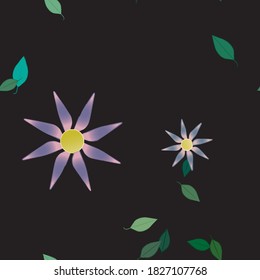 Floral abstract background texture. Seamless flowers pattern.