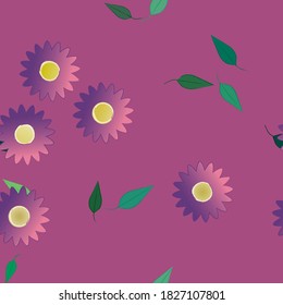 Floral abstract background texture. Seamless flowers pattern.