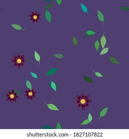 Floral abstract background texture. Seamless flowers pattern.