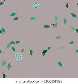 Floral abstract background texture. Seamless flowers pattern.