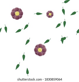 Floral abstract background texture. Seamless flowers pattern.