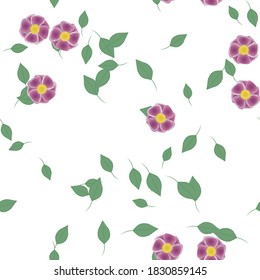 Floral abstract background texture. Seamless flowers pattern.