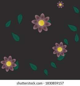 Floral abstract background texture. Seamless flowers pattern.