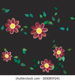 Textura de fondo floral abstracta. Patrón de flores sin foco.