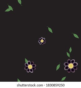 Floral abstract background texture. Seamless flowers pattern.