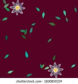Floral abstract background texture. Seamless flowers pattern.
