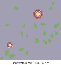 Floral abstract background texture. Seamless flowers pattern.
