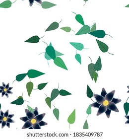 Textura de fondo floral abstracta. Patrón de flores sin foco.