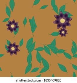 Textura de fondo floral abstracta. Patrón de flores sin foco.