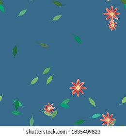 Floral abstract background texture. Seamless flowers pattern.