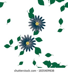 Floral abstract background texture. Seamless flowers pattern.