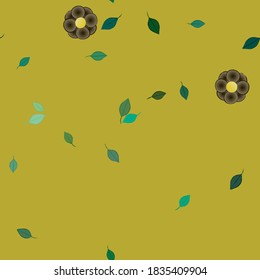 Floral abstract background texture. Seamless flowers pattern.
