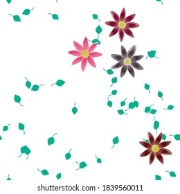 Textura de fondo floral abstracta. Patrón de flores sin foco.
