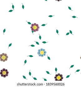 Floral abstract background texture. Seamless flowers pattern.